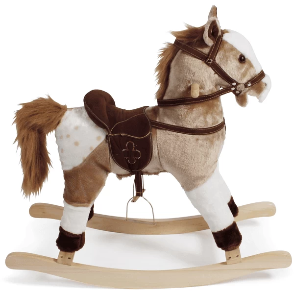 BAYER CHIC 2000 Schaukelpferd Braun Mit Weißen Flecken 3 BAYER CHIC 2000 Schaukelpferd Braun Mit Weißen Flecken