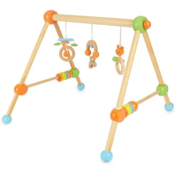 Bieco Baby Holz-Gym, Bunt