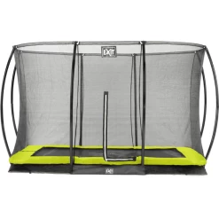 EXIT TOYS EXIT Bodentrampolin Silhouette Rechteckig 214x305 Cm Mit Sicherheitsnetz - Grün