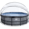 EXIT TOYS EXIT Frame Pool ø488x122cm(12v Sandfilter) – Grau + Sonnendach -Spielwaren Verkauf exit frame pool o488x122cm 12v sandfilter grau sonnendach a305962