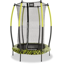 EXIT TOYS EXIT Tiggy Junior Trampolin Mit Sicherheitsnetz ø140 Cm, Schwarz/grün