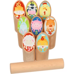 Goki KUBB Spiel Für Einsteiger Inkl. Baumwollbeutel