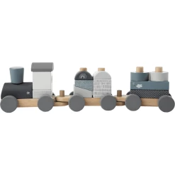 Label-Label - Stapelzug - Blau