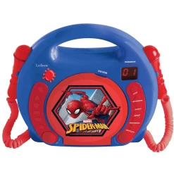LEXIBOOK Spiderman CD-Player Mit Zwei Mikrofonen