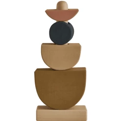 Montessori® Pyramide Geometrische Formen Montessori Spielzeug Mehrfarbig