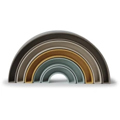 Mushie Stapelspielzeug Rainbow Hillside