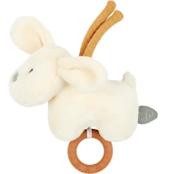 Nattou Charlie Mini-Spieluhr Hund Flanell Vanille