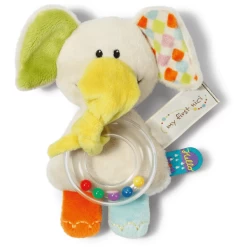 NICI My First NICI Ringrassel Elefant Dundi 39712