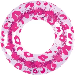 Swim Essentials Schwimmring Neon Leopard 90 Cm